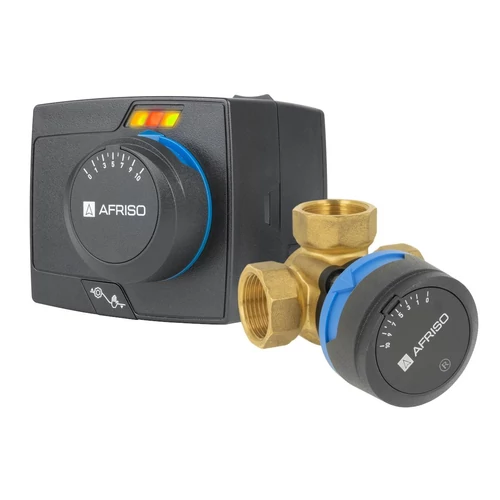 ProClick control set: 3-járatú keverőszelep ARV 382 Vario ProClick, DN20, Rp3/4", állítható Kvs 3,5 - 9 m3/h között + ARM 343 motorral ProClick rendszerű, 3-point, 230 V AC, 120 s, 6 Nm